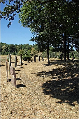 Auf dem Friedhof in Xanten am Niederrhein